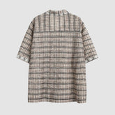 Gestreifte Hemden mit Taschenaufnäher